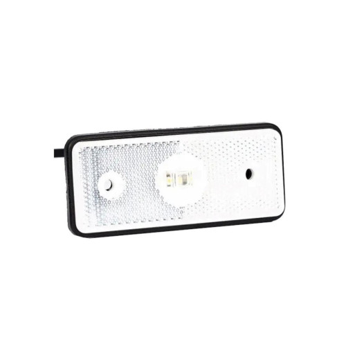 Lampa gabarit 110x45, LED, alba, 12-36V, Fristom Cod: MD-013-B
