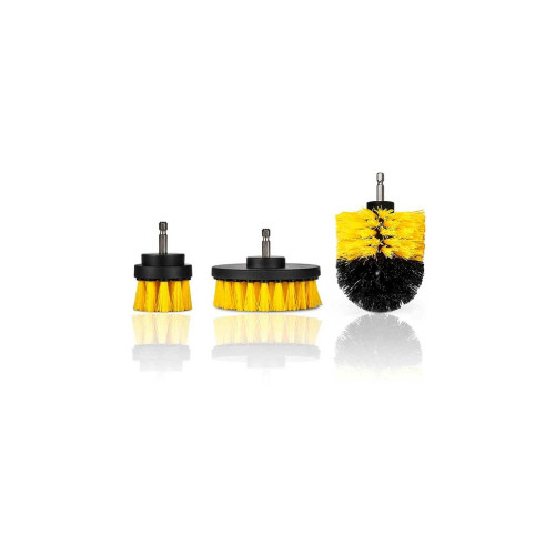 Set 3 perii curatat cu adaptare pentru  bormasina Cod:  FS-6153