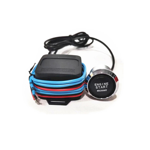 Kit buton pornire motor autoturism cu iluminare  12V Cod: ES02