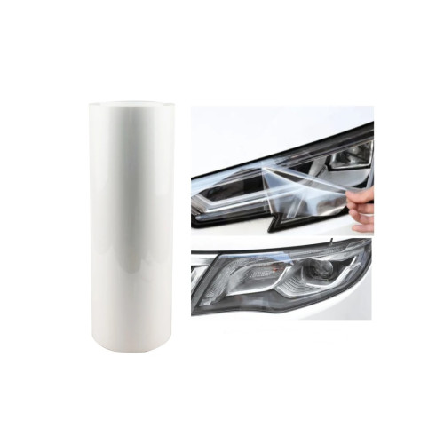 Folie far stop PPF TPU fotocromatica transparent fumuriu 40cm x 1m Cod: UV001