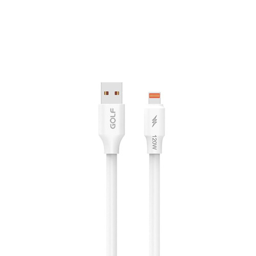 Cablu USB la Lightning pentru iPhone, 120W, 6A, incarcare ultra-rapida, alb Cod: GC-98I