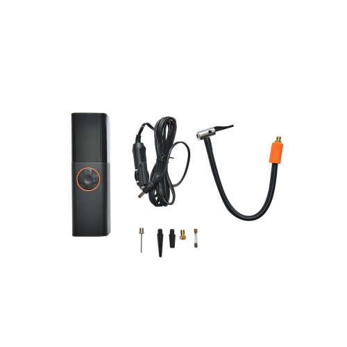 Compresor aer smart portabil digital LED 12V/70W, lanterna LED, functie setare oprire automata, accesorii incluse Cod: BK79823