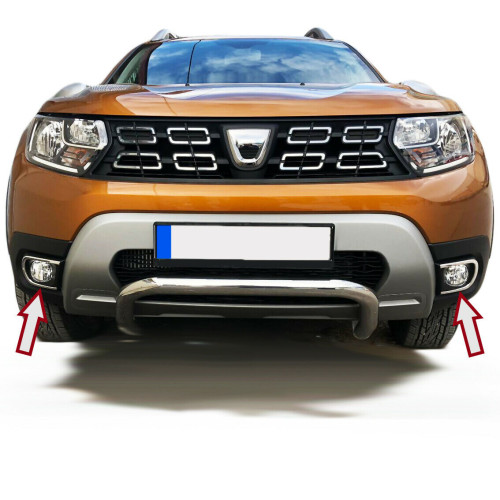 Ornament cromat pentru proiectoare Dacia Duster II 2018->  CROM 5500