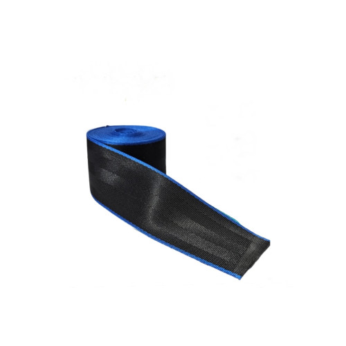 Banda centura siguranta auto poliester negru albastru latime 46mm rola 100m Cod: FST-CENT7