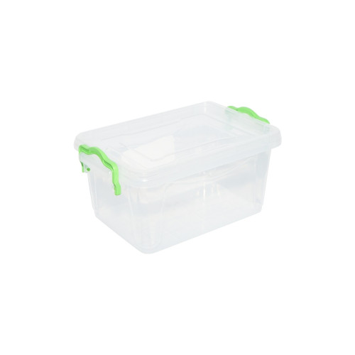 Cutie depozitare 1.5L cu capac din plastic, transparenta 210x140x100mm Cod: DISLK08
