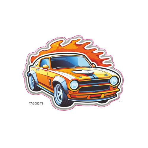 Abtibild " MASINA COLORATA  " Cod: TAG 082/T3