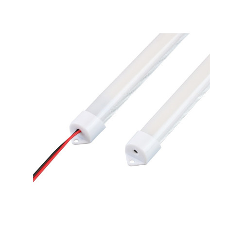 Banda Led rigida 5730 korea chip cu profil 886AL , 1m 24V  lumina Alb 6000k 18W Cod: ALSZ13