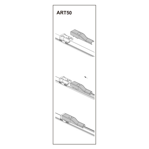 Stergator parbriz pasager VOLKSWAGEN PASSAT CC 2012➝ COD:ART50 19"