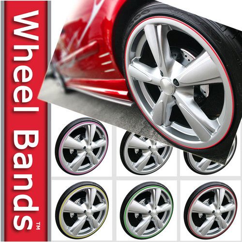 Abtibild jante culoarea galben fluorescent. 0,64 cm X 9,6m