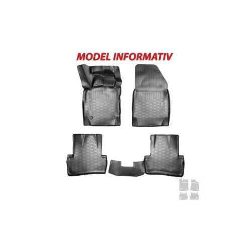 Covoare cauciuc tavita compatibile Hyundai  Veloster  2011-> Cod: 2D 60639 / A10