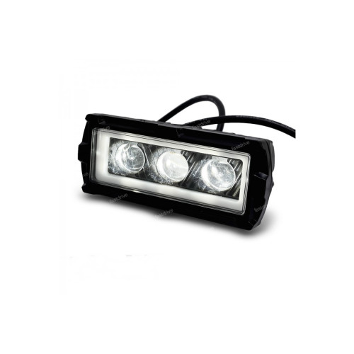 Proiector LED cu angel eyes  DRL alb  1000lm Cod: ZC-3WYB