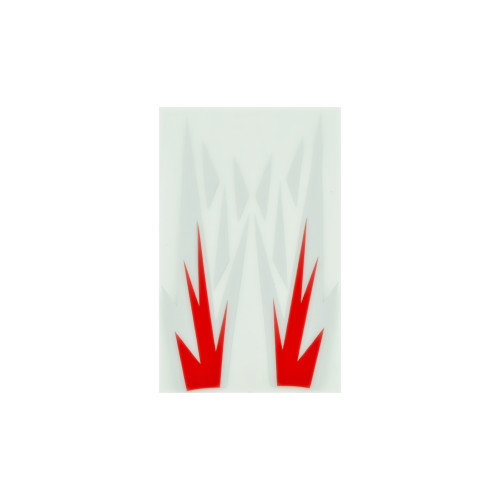 Abtibild culoare alb rosu reflectorizant Cod: AN15