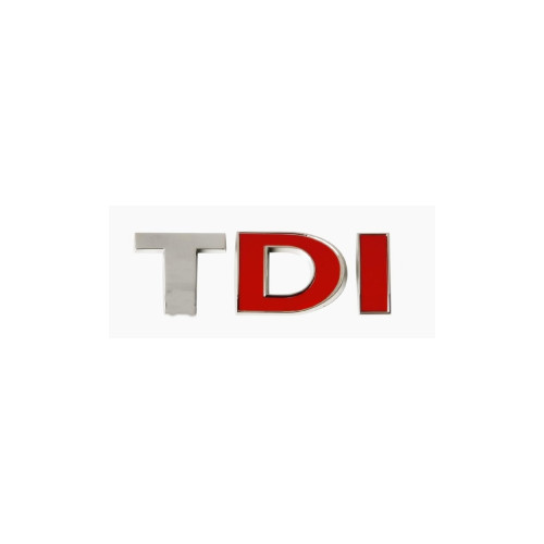 Emblema TDI cu doua litere rosii  Cod:T01