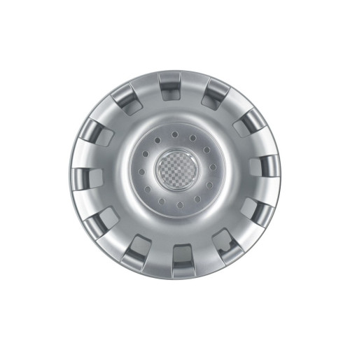 Set 4 capace roti Argintiu 16″ pentru dube / Model Bombat Cod: S-414