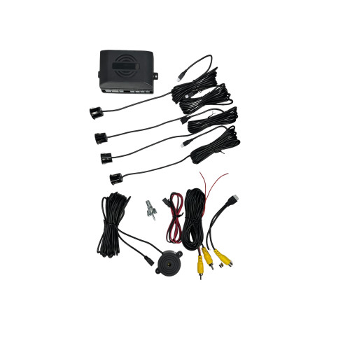 Sistem 4 senzori parcare 12V Premium  dedicati navigatiilor cu Android Cod: JCS-041/18.5