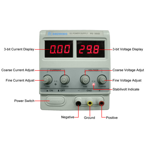 Sursa tensiune reglabila  0 - 30V, 5A COD:305D