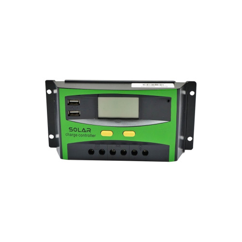 Regulator tensiune pentru panou solar 30A 12V/24V 2X port USB  Cod: BK87460