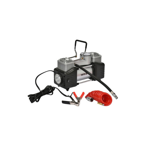Compresor auto cu lanterna 250W , 60l/min Cod: YT-73462