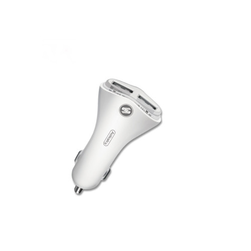 Incarcator auto 2xUSB 2.1A compatibil 12V 24V  Cod: 551