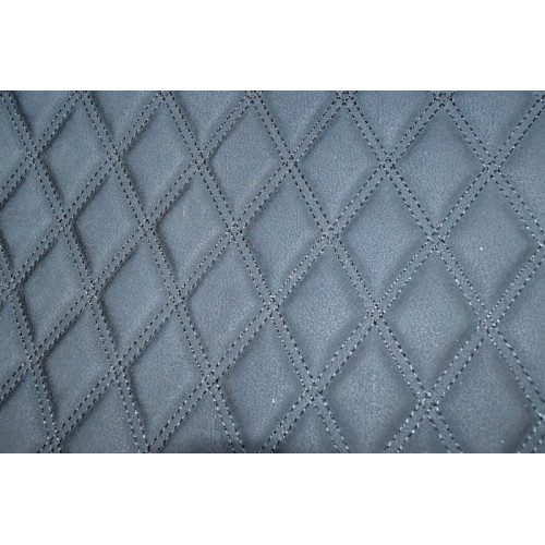 Material special pentru COVORASE auto romb negru/cusatura neagra. Cod: COV02NN