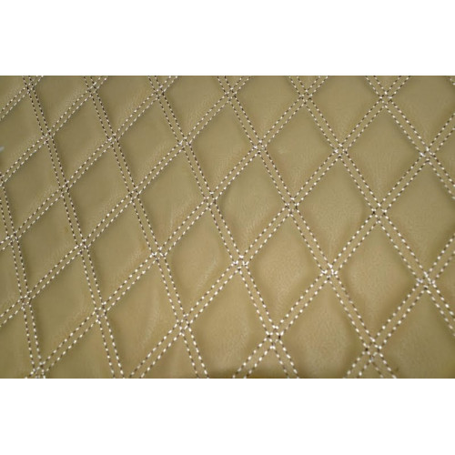 Material special pentru COVORASE auto romb bej/cusatura bej .Cod: COV02BB