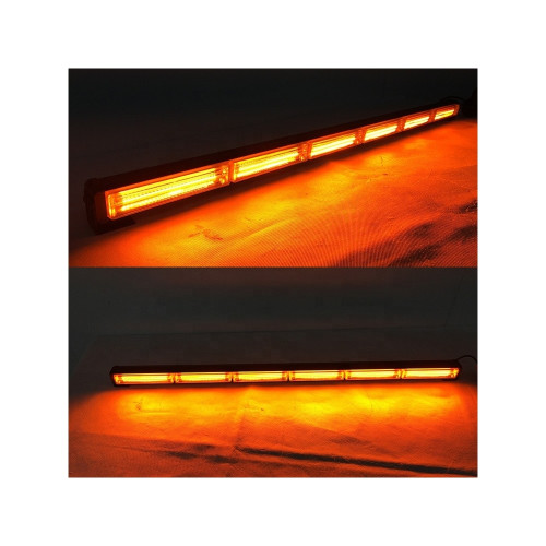 Proiector stroboscopic LED COB 5 module 12 24V lumina galbena Cod: AS-COB-5