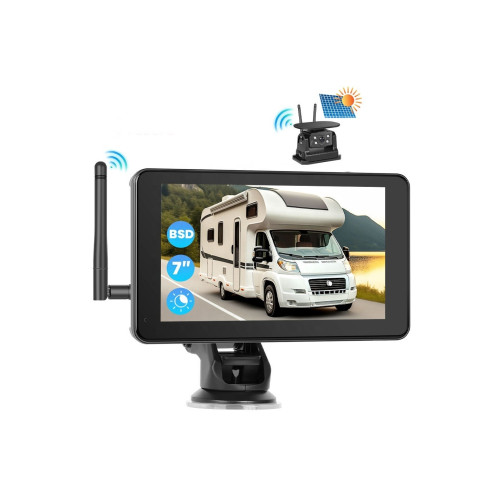 Monitor auto digital wireless 7 inch cu camera marsarier solara BSD ecran tactil camera magnetica DC12V-36V Cod: A3998