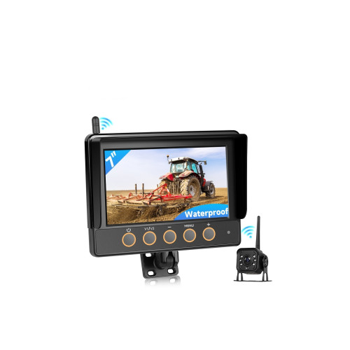 Monitor auto digital wireless 7 inch cu camera marsarier waterproof DC12V 36V Cod: A4361