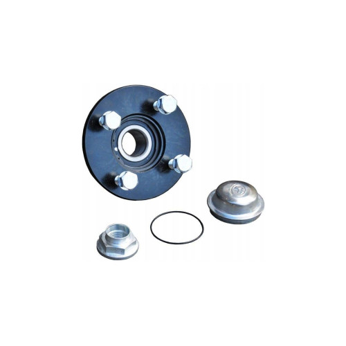 Butuc roata remorca 4x100 cu prezoane M12x1.5 si capac protectie Cod: HC-0203