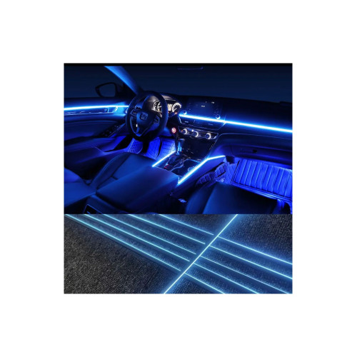 Banda  LED RGB  suplimentara  pentru  lumina ambientala 12V   Cod:AMBI18LED