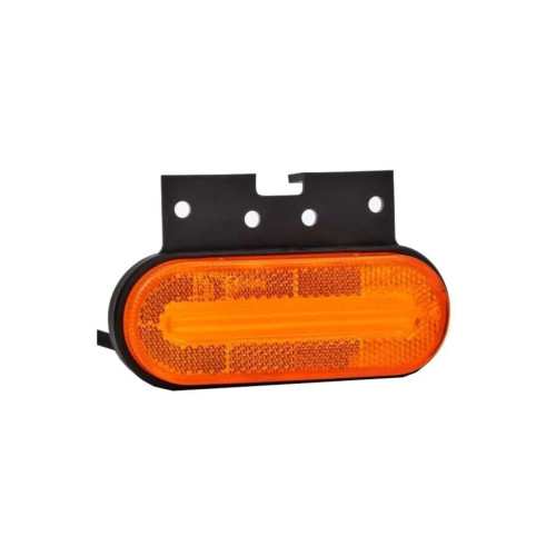 Lampa gabarit 124x51 LED galbena cu suport 12-36V Fristom Cod: FT-070Z+K