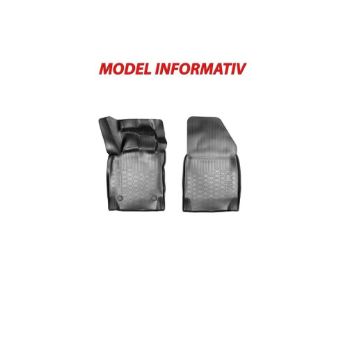 Covoare cauciuc tavita pentru fata compatibile Volkswagen Transporter  T5/T6  Caravelle Multivan 2003-> Cod: 3D 62066 / A20