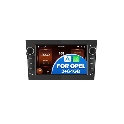 Navigatie Android 7 inch compatibila  Opel 2GB 64GB CarPlay Android Auto GPS WiFi Cod: A3702BK