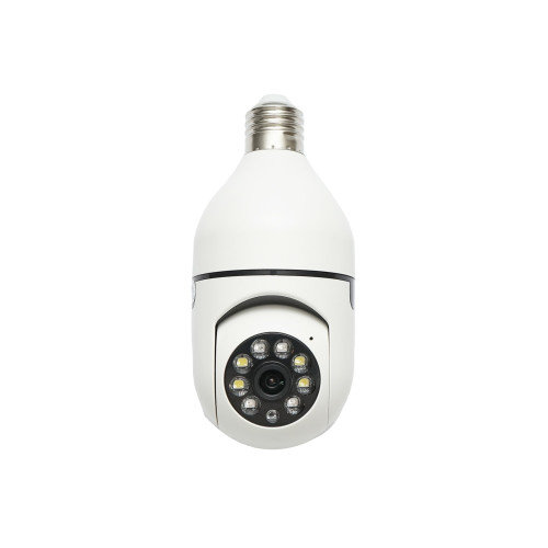 Camera de supraveghere smart-bulb PTZ, WIFI 2.4G 1080P, tip bec E27 cu senzor de miscare si aplicatie YIIoT Breckner Germany Cod: DISMN39