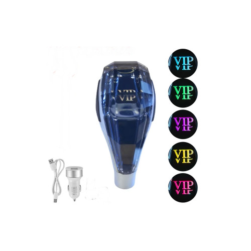 Ornament schimbator viteza cristal design universal cu LED si baterie reincarcabila Cod: ZC-VIP1