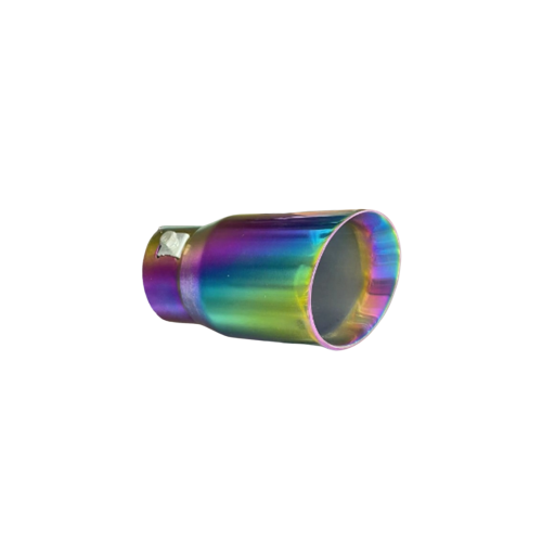 Ornament toba colorat model tesit inox universal sport tuning intrare 60mm iesire 70mm Cod: C83