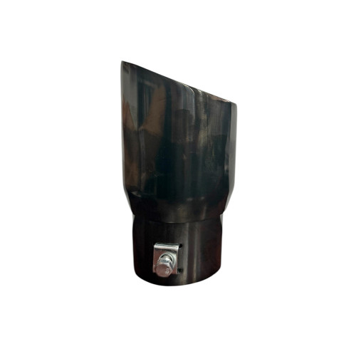 Ornament toba auto Negru iesire 76mm intrare 63mm Cod: L84