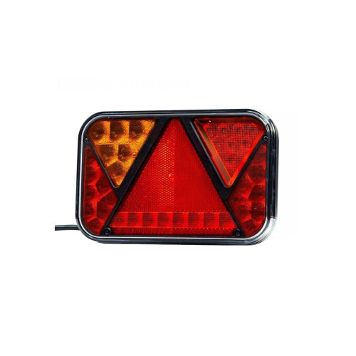 Lampa spate 200x130, LED, 5 functii, cu ceata, Fristom Cod: FT-270 L NT PM