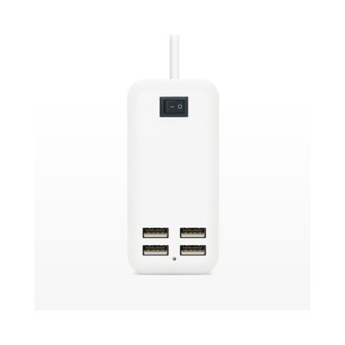 Incarcator retea cu 4 porturi  USB  2A ,15W MIV