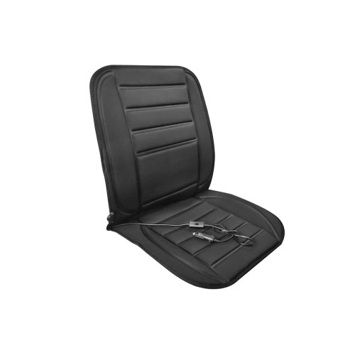Husa scaun auto cu incalzire 2 trepte alimentare bricheta 12V universala Negru  Cod: 8119