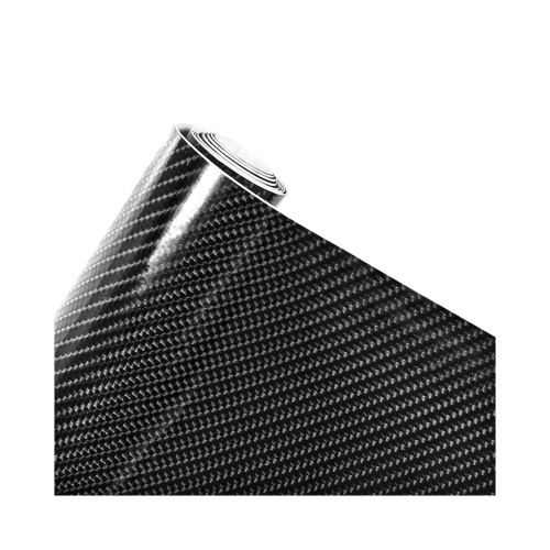 Folie auto autocolant Pet Premium carbon negru 1.52m x 1m cu tehnologie eliminare bule Cod: PET10085
