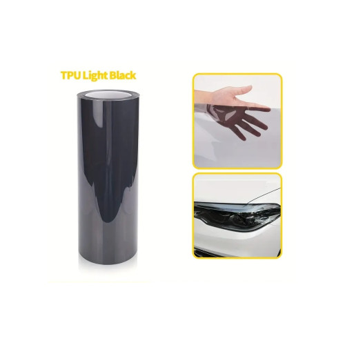 Folie far stop premium PPF TPU 7.5 mil light black 0.6x15m Cod: TU001