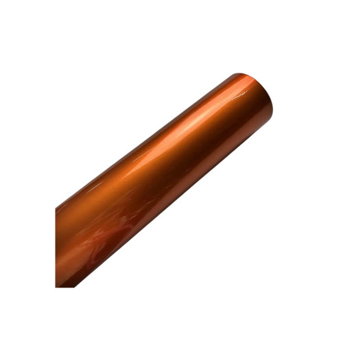 Folie auto autocolant PET premium portocalie liquid metal mclaren volcano orange 1x1.52m Cod: SP1087V