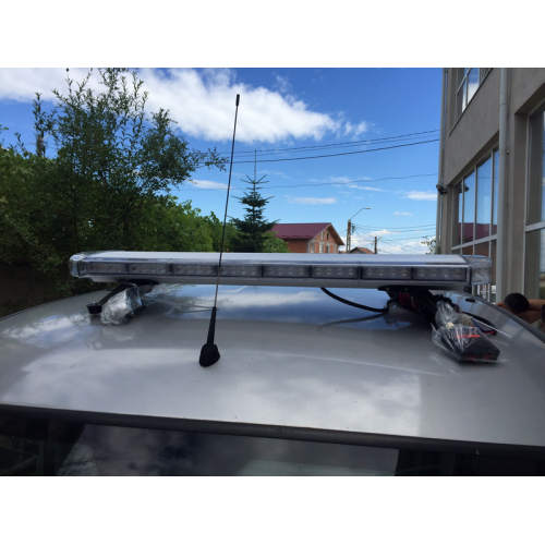 Bara Rampa girofare cu LED-uri 12v/24v lumina albastra COD: ART24