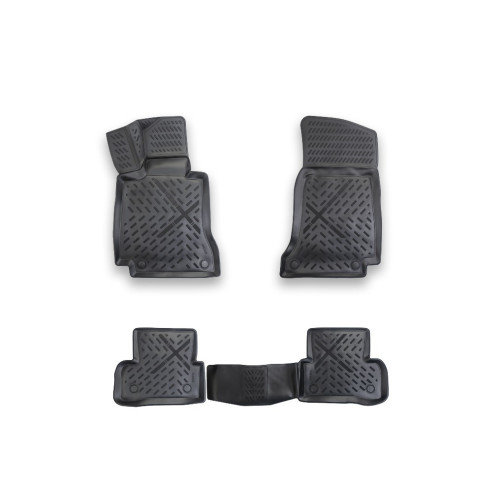 Covoare cauciuc tavita compatibile Mercedes Clasa C W205 2014-2020 Cod: A80-X143