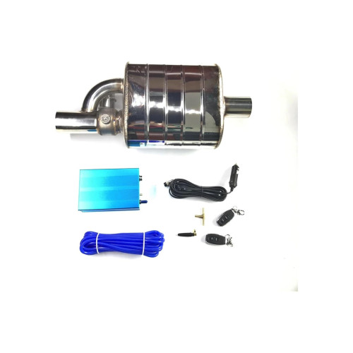 Toba sport cu reglaj sunet tip cut-off valve cu telecomanda  Cod: FM01-76mm