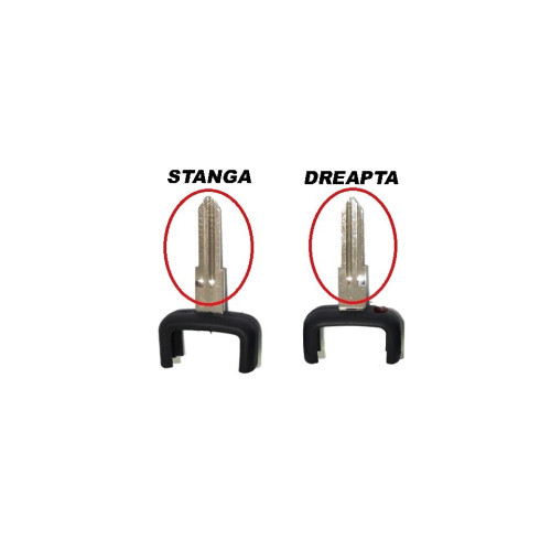 Lama carcasa telecomanda compatibila Opel, tip stanga, Cod: 3337A-STANGA