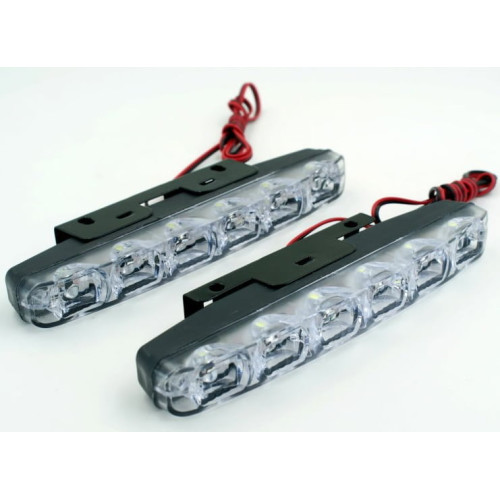 Lumini de zi DRL COB P6S 12V lumina alba