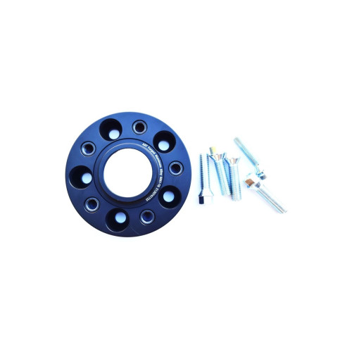 Distantier Compatibil BMW  5x120  30mm Negru / cu prindere dubla+ 5 prezoane M14x1.25x28mm (74,1-72,5)