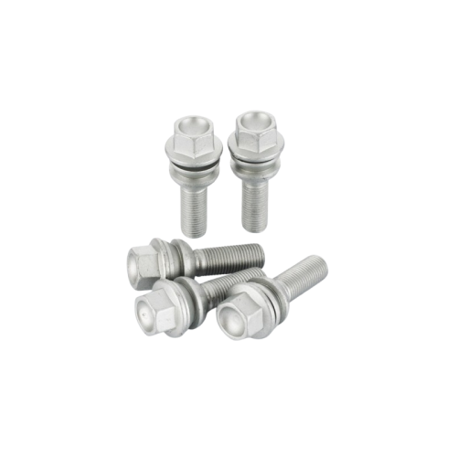 Prezoane pentru jante  compatibile Audi si Volkswagen  M14x1,5 mm, cu con rotund , lungime 37mm, cap cheie 19 Cod: B652